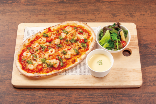 ピッツァシーフード＆ジェノベーゼ…1,450円