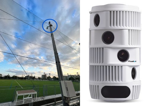 SAGAサンライズパーク ボールフィールド「STADIUM TUBE S1」設置位置