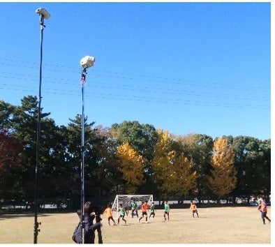 「STADIUM TUBE」で試合を撮影