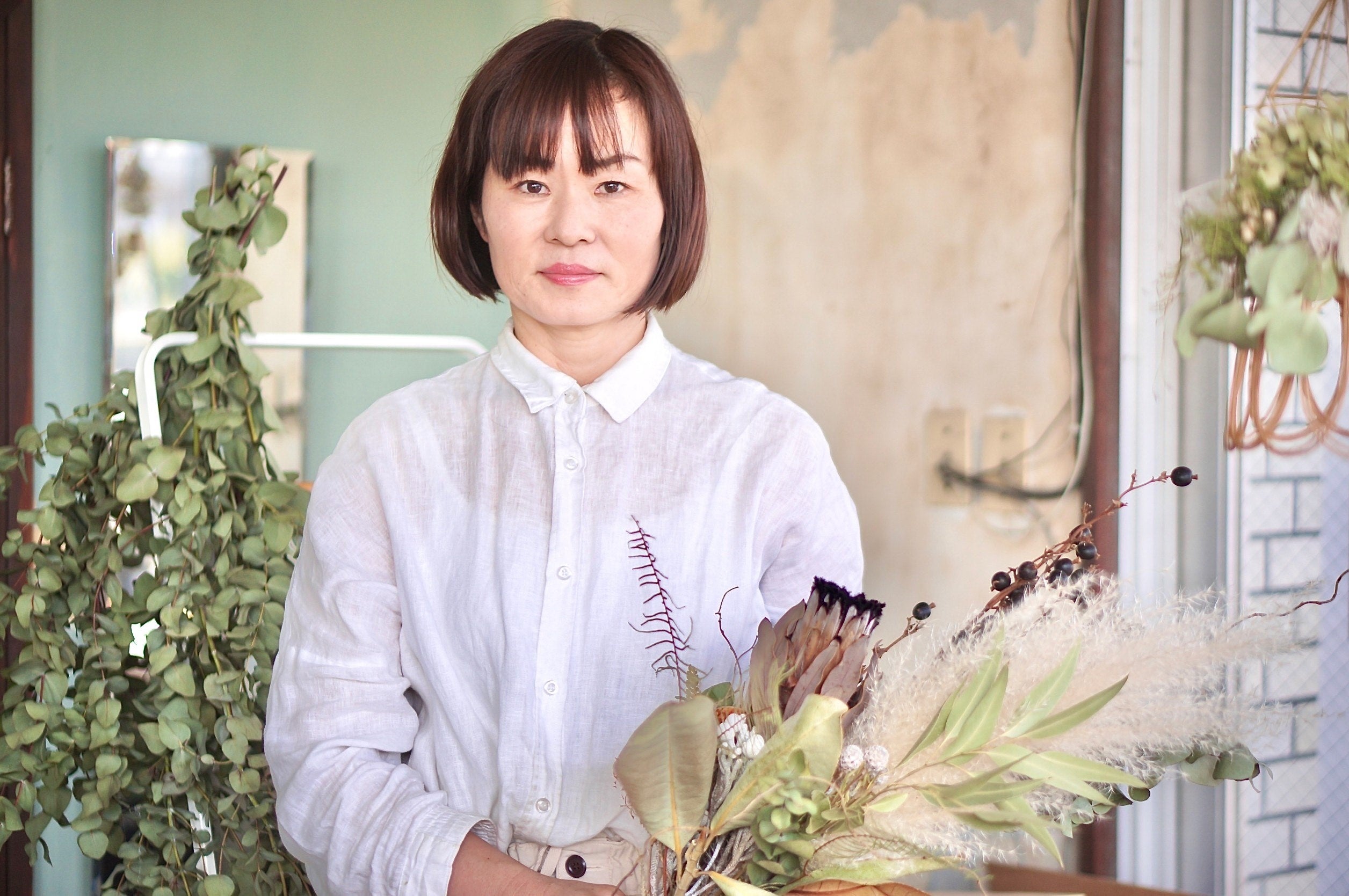 徳島在住の フラワーアーティスト 武田 尚子 さん