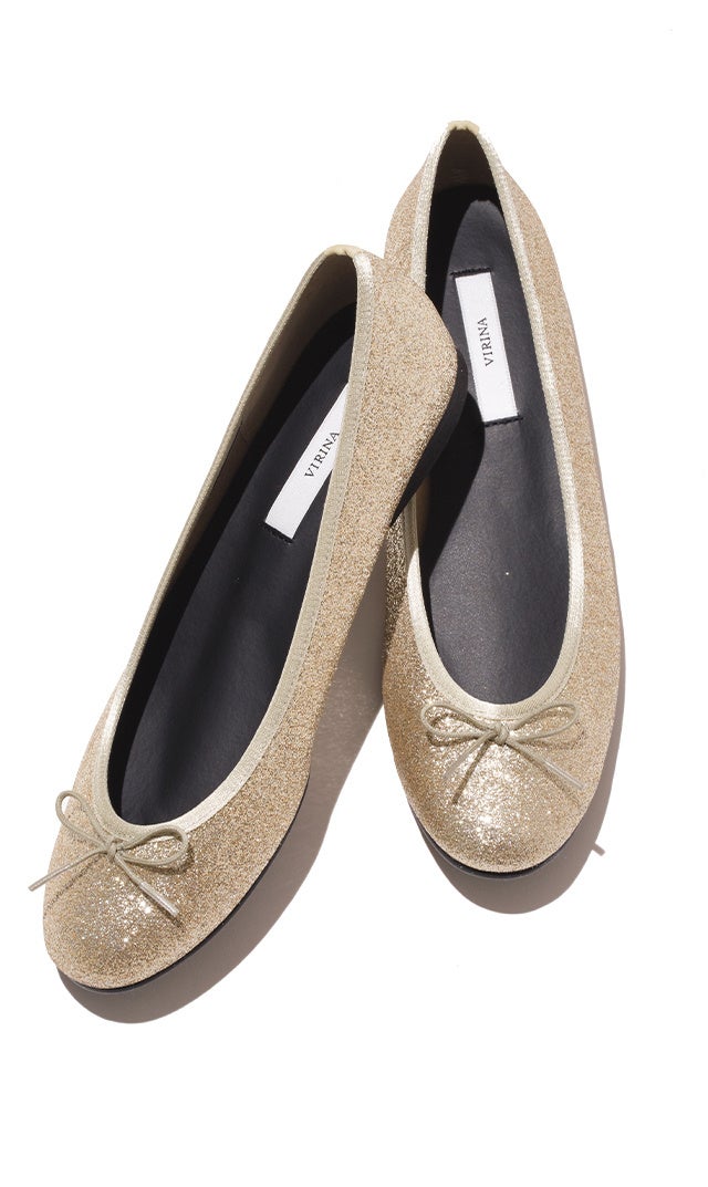 晴雨兼用ラウンドバレエシューズ