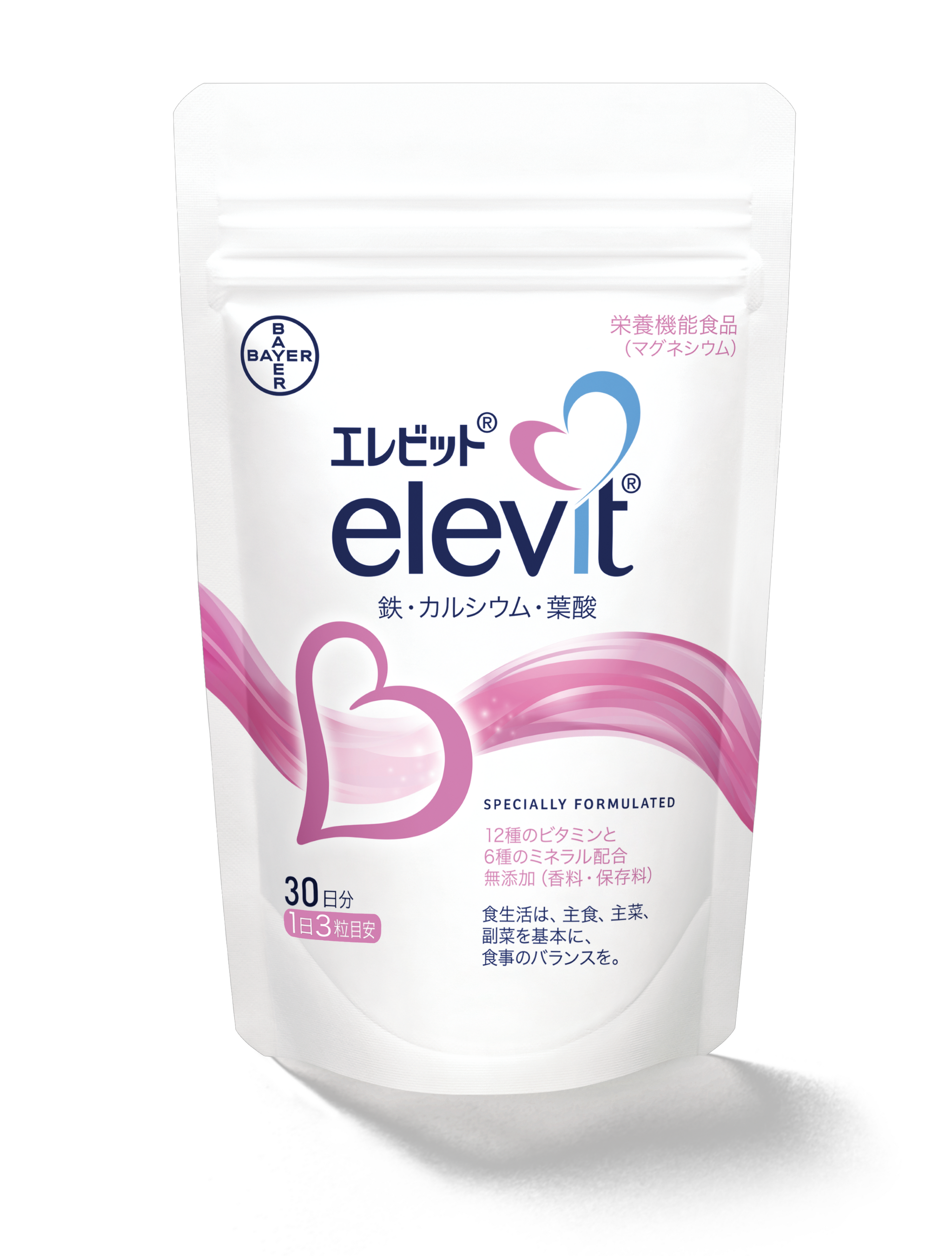 バイエル薬品 エレビット　90粒 2袋 Amazon | 【公式】エレビット Elevit 90粒×2袋／60日分 葉酸
