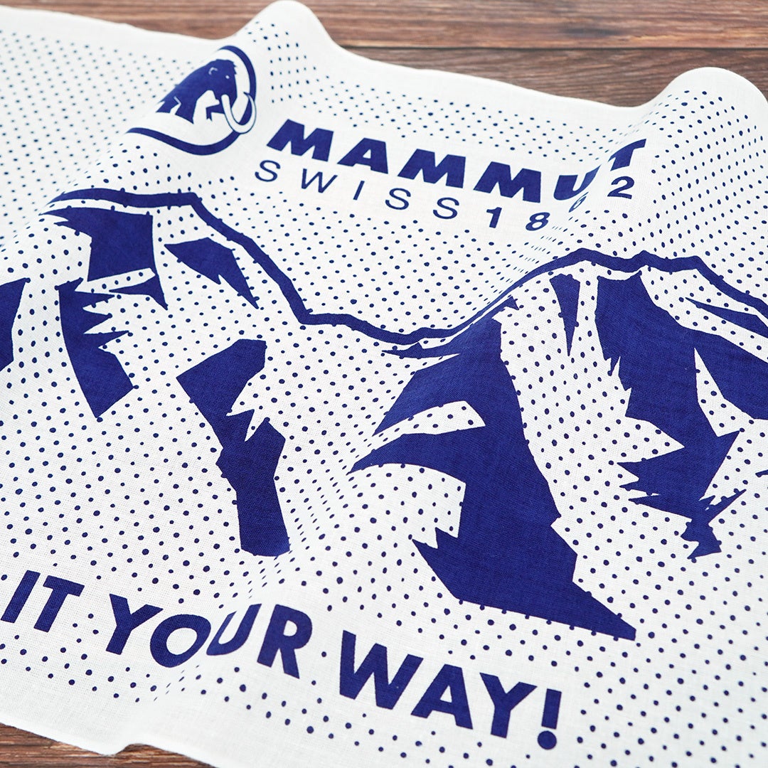 マムートてぬぐいの模様