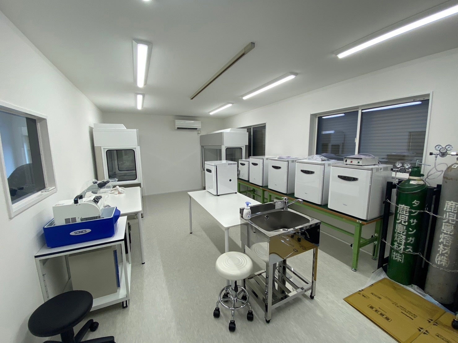 新設された培養室