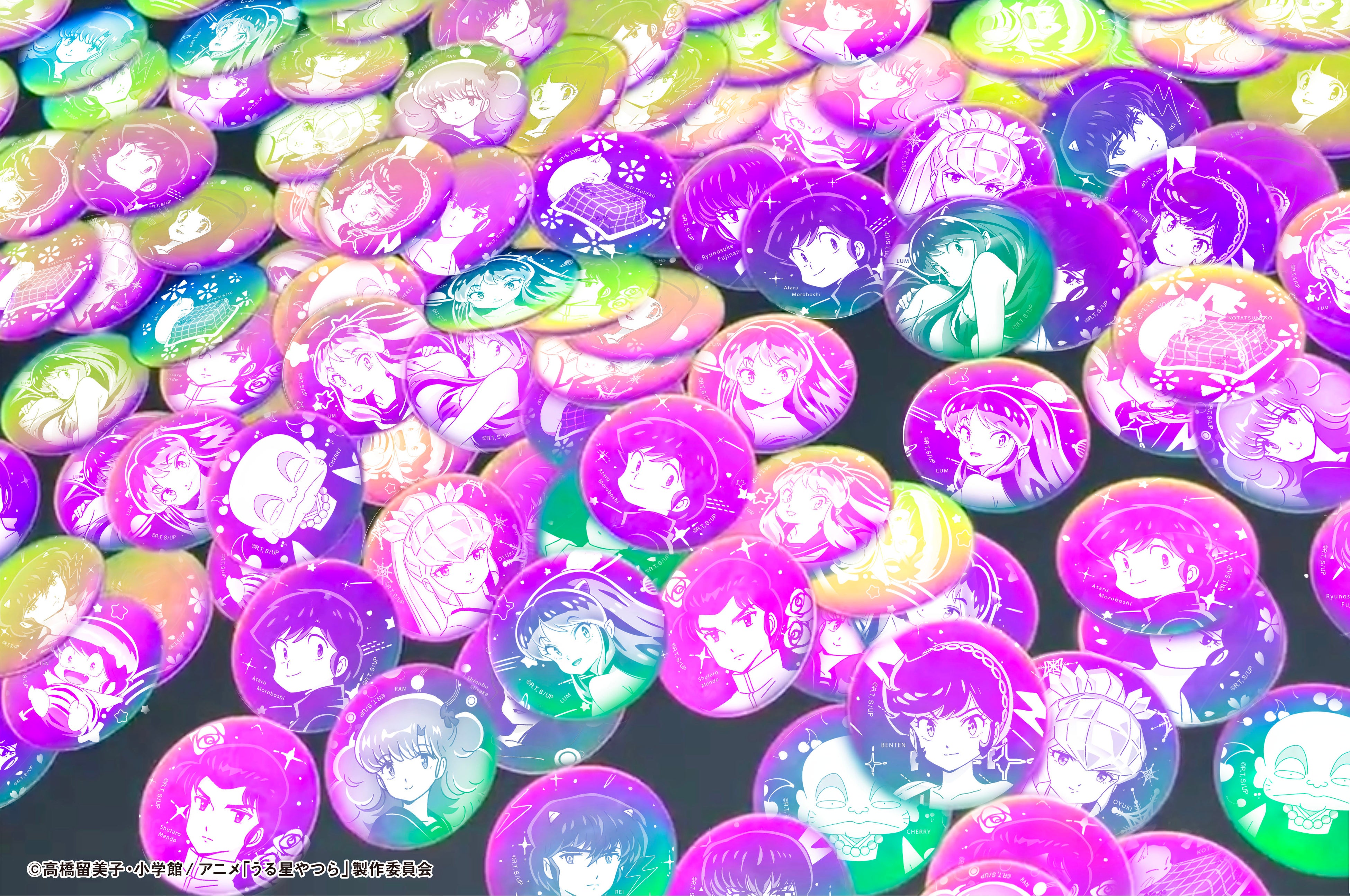 うる星やつら オーロラリフレクションアクリルスタンド　全9種セット 人気TVアニメ『うる星やつら』より宇宙初の虎柄オーロラ