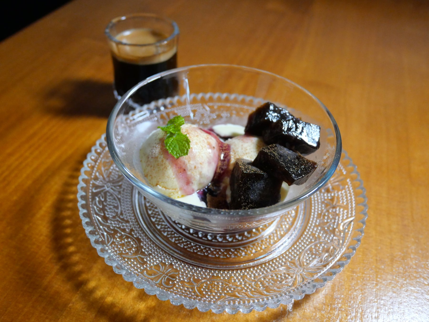 わらび餅アフォガード