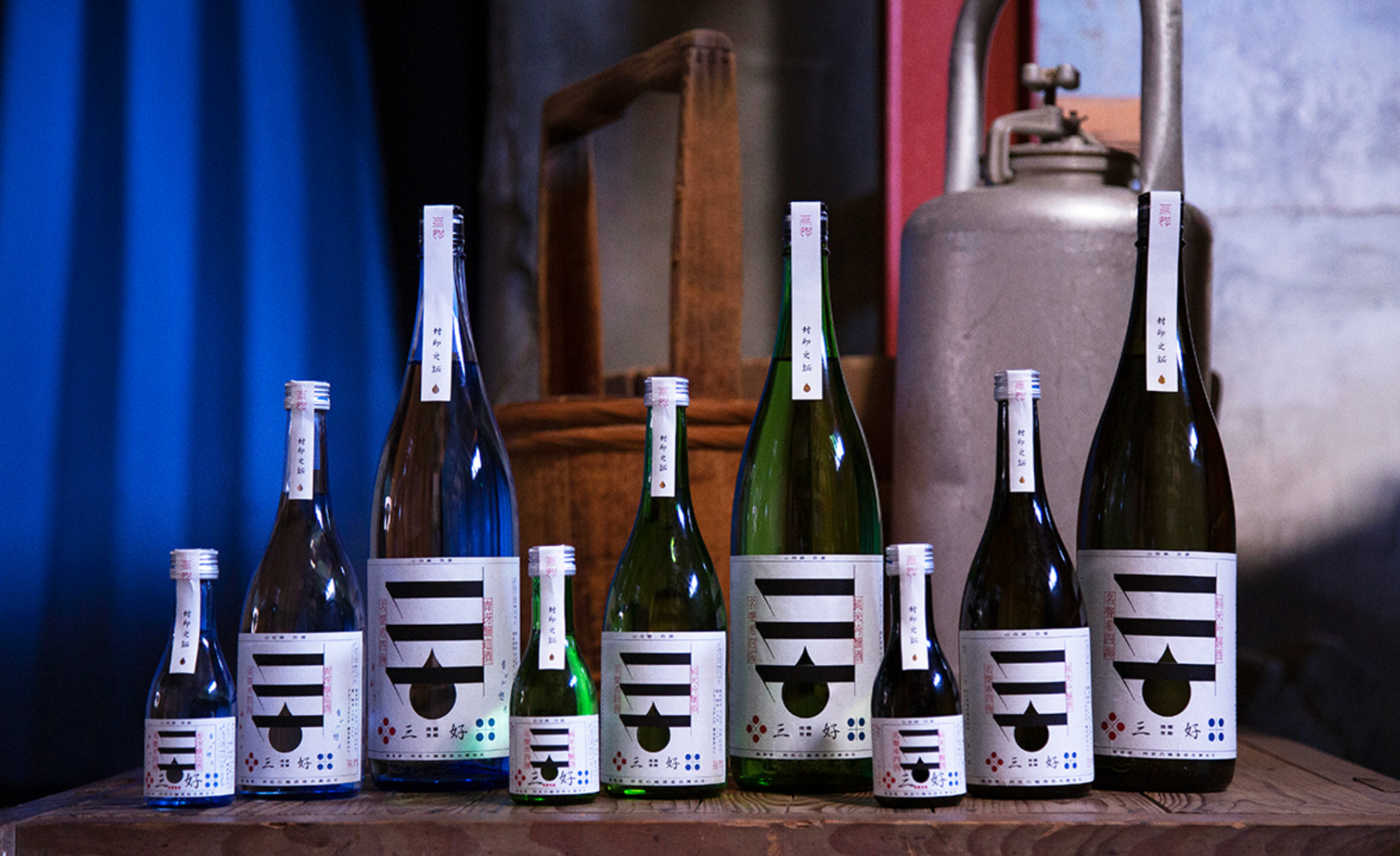 国内外で受賞する代表作（三好 Blue、Green、Black）