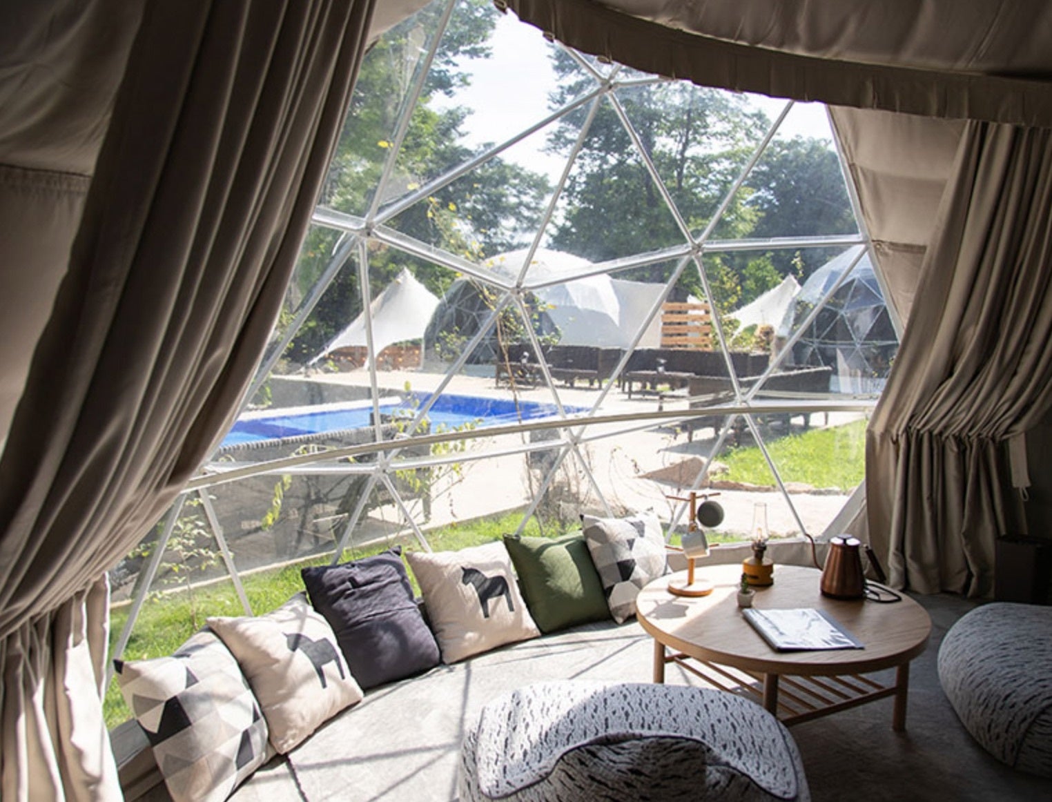 『THE FIVE RIVERS FINE GLAMPING 群馬しらさわ』客室