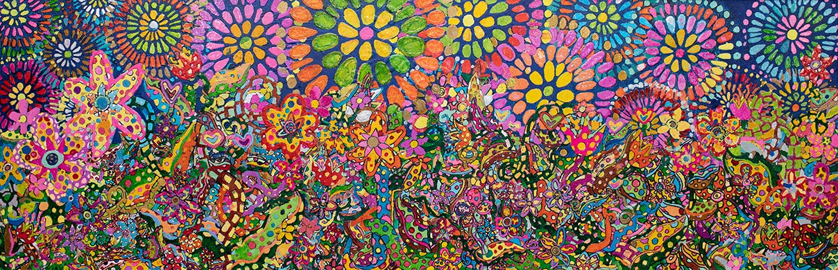 タイトル:花と花火