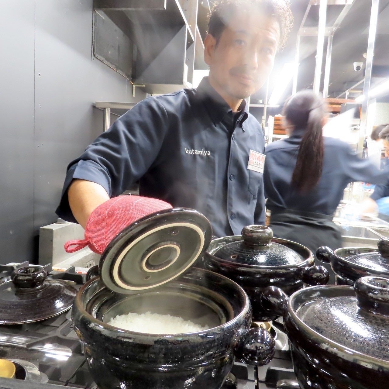 炊き立て土鍋ご飯