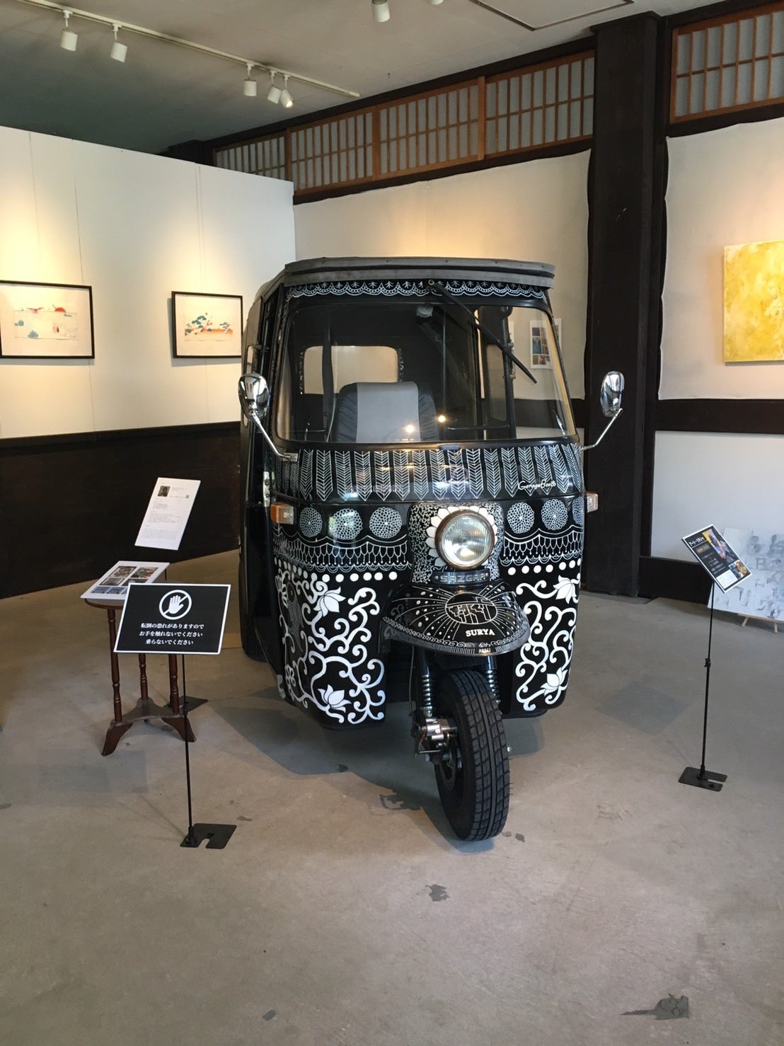 アート・リキシャ展示風景