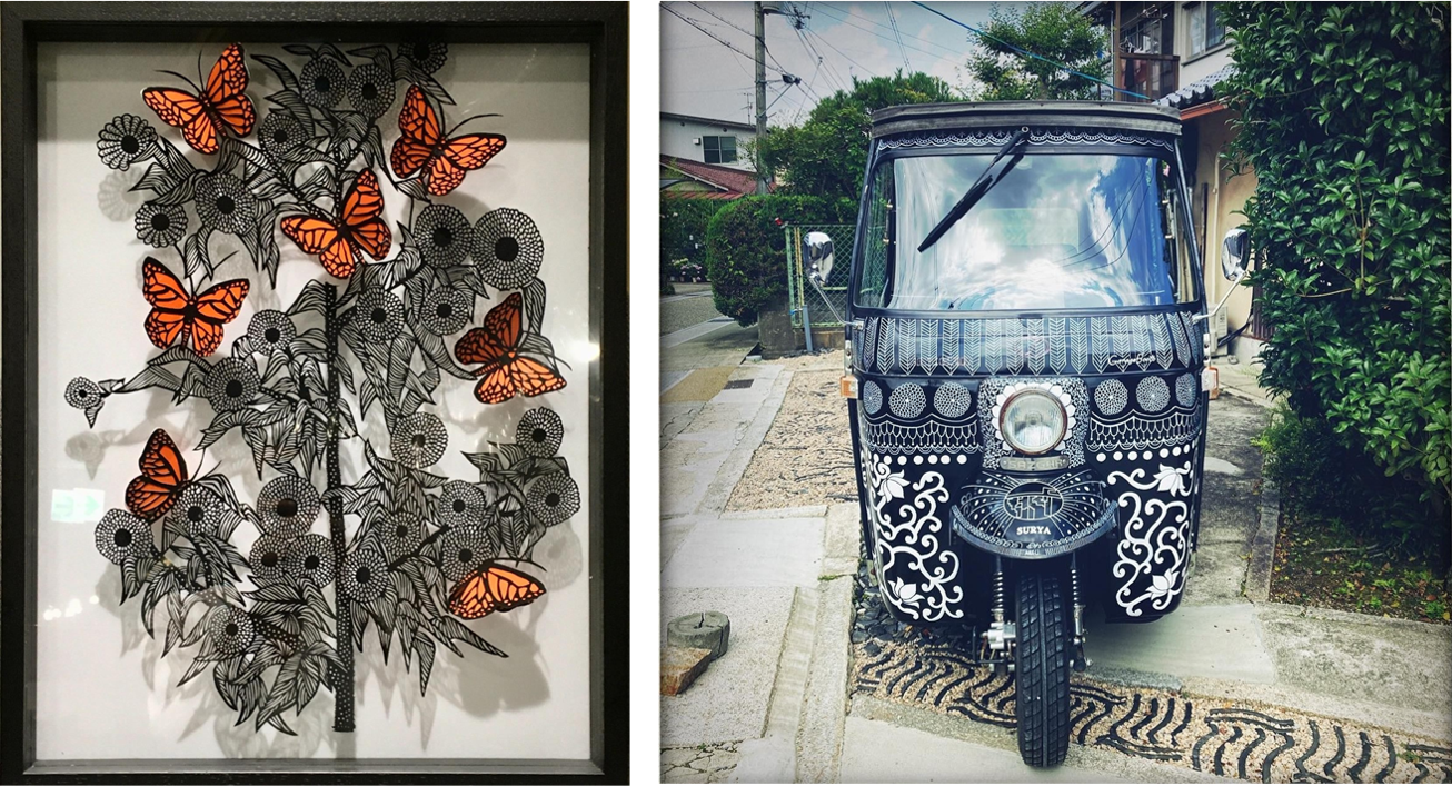 カルティカメノン「Butterfly.Fly」「アート・リキシャ」