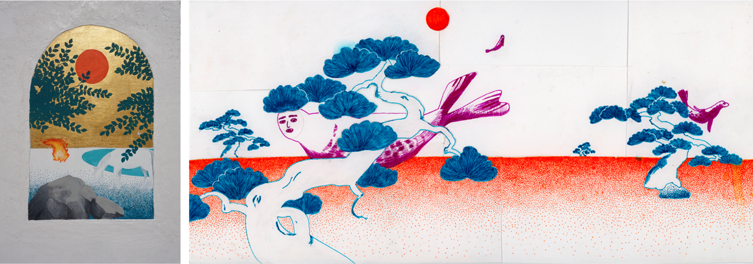 Natsumi Sumita「Balance」「Habitat, Deep in the sky　生息地、空深く」　