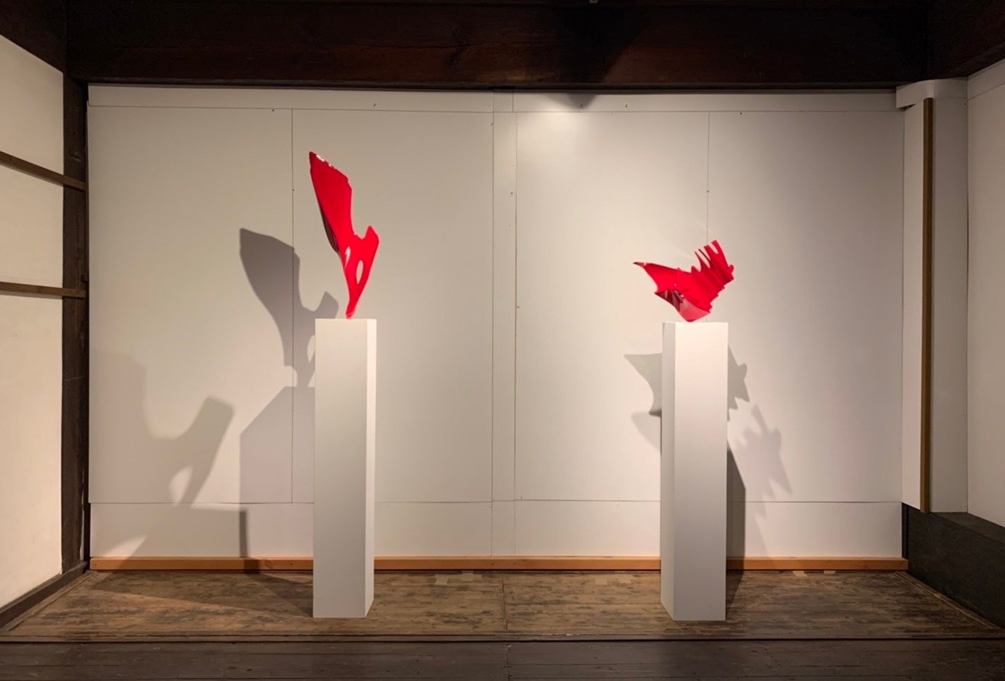 香福廊入口の藤崎了一の作品は購入も可能（ Meltism #21,Meltism #22）