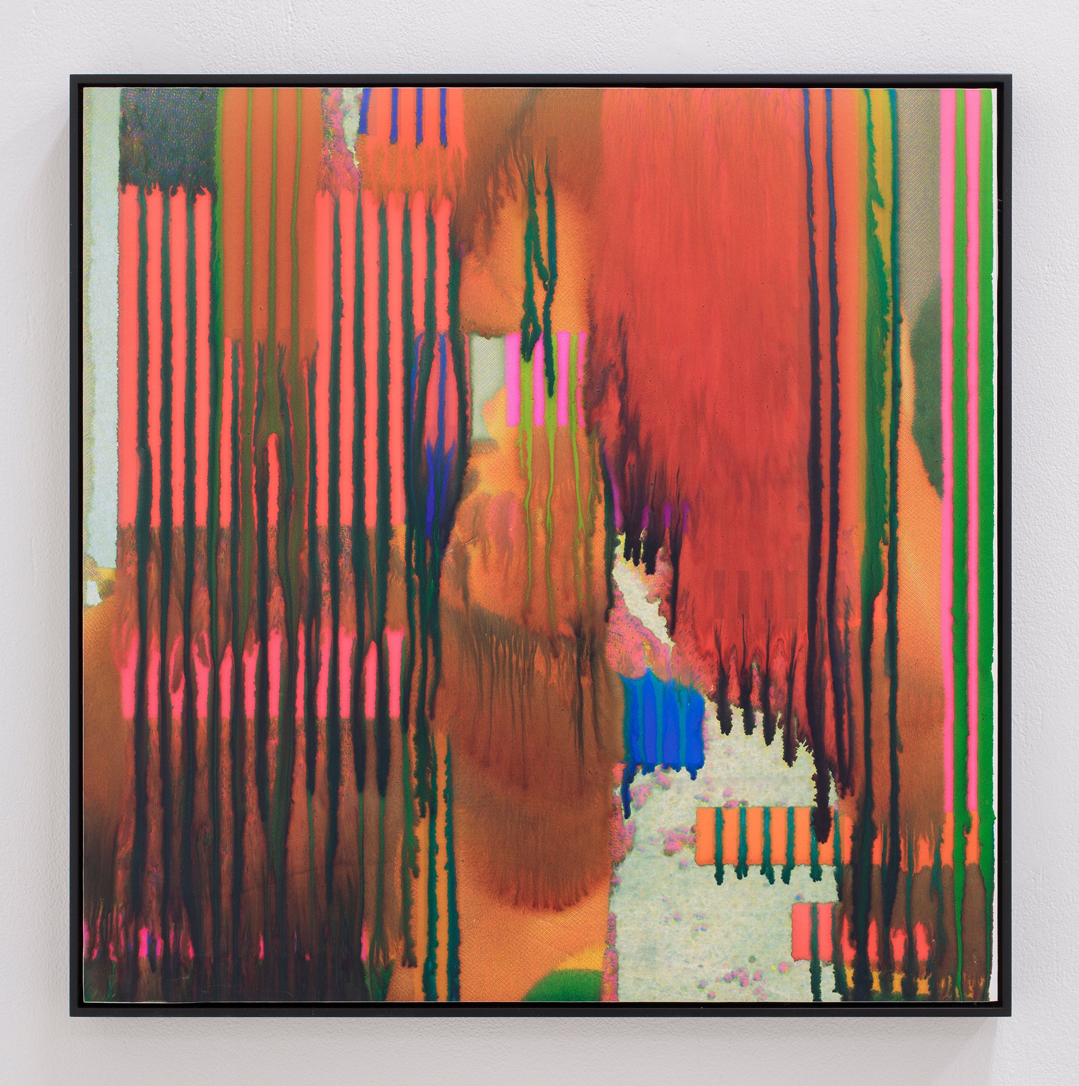 Optic Scissure 19, 2019 Pigment on paper, 50 x 50 cm Photo by Koiwa Tsutomu