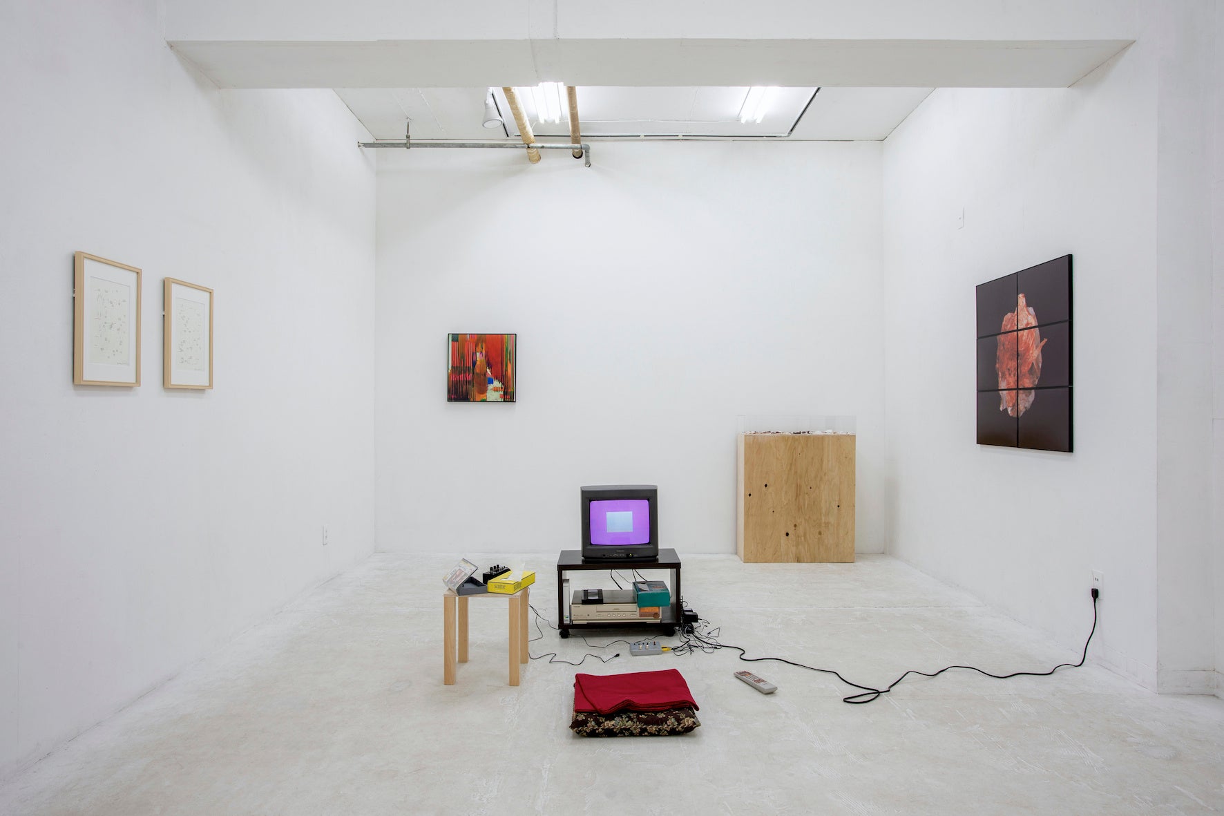 個展「Flesh Generates (生成する肉) 」展示風景 Gallery TURNAROUND 仙台 2019 Photo by Koiwa Tsutomu