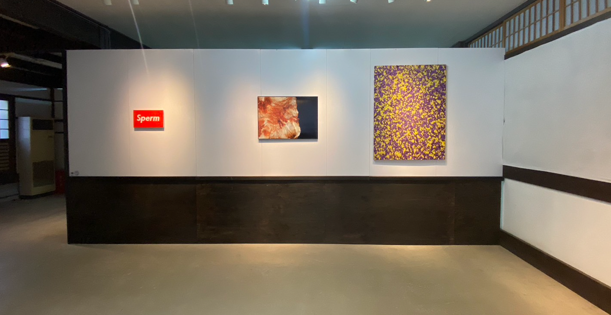 「ワークインプログレス　菊地良博、廣田郁也 」展示風景