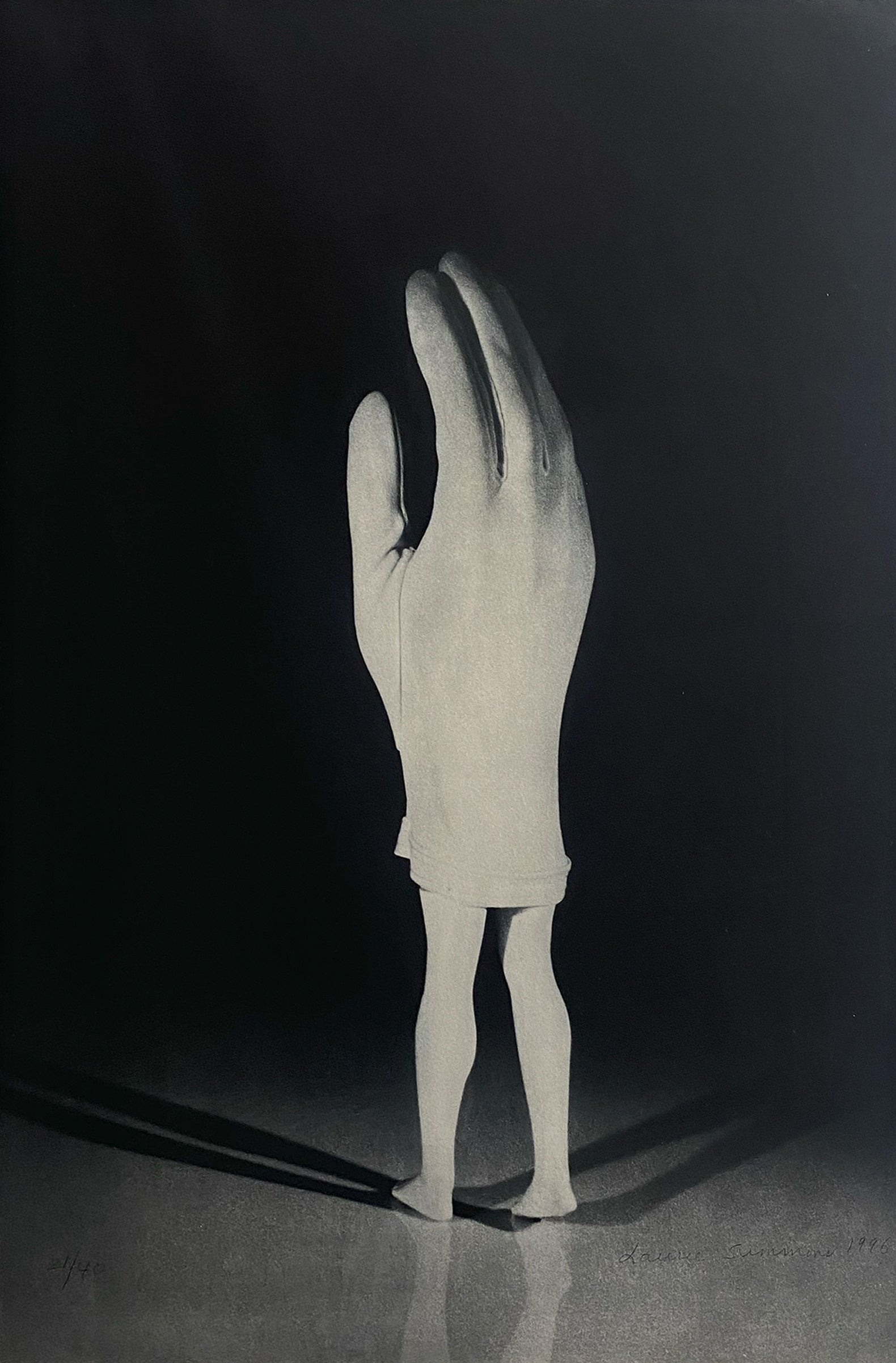 Laurie Simmons, Walking glove (from the suite Food, Clothing, Shelter) ,1996 ,Photogravure on paper ,72.4 x 47.9 cm Edition of 4