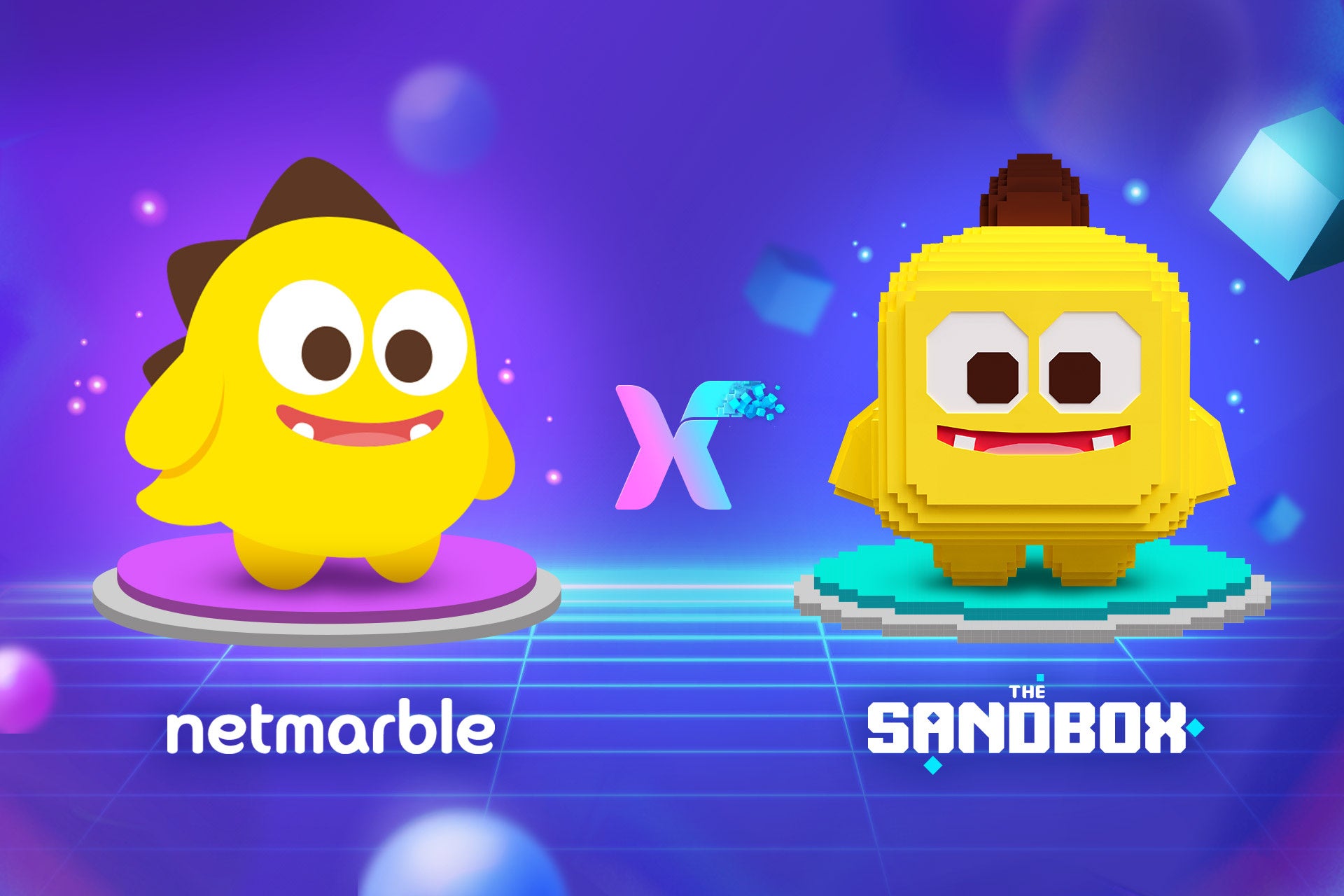 「The Sandbox」とネットマーブルがパートナーシップ契約を締結し、新しいメタバースコンテンツを創出。ネットマーブルの人気IPを活用したコラボレーションイベントも展開予定。 「The Sandbox」とネットマーブルがパートナーシップ契約を締結し、新しいメタバースコンテンツを創出。ネットマーブルの人気IPを活用したコラボレーションイベントも展開予定。