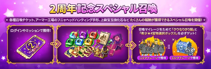 二ノ国：Cross Worlds』祝ニノクロ2周年！大型アップデート実施