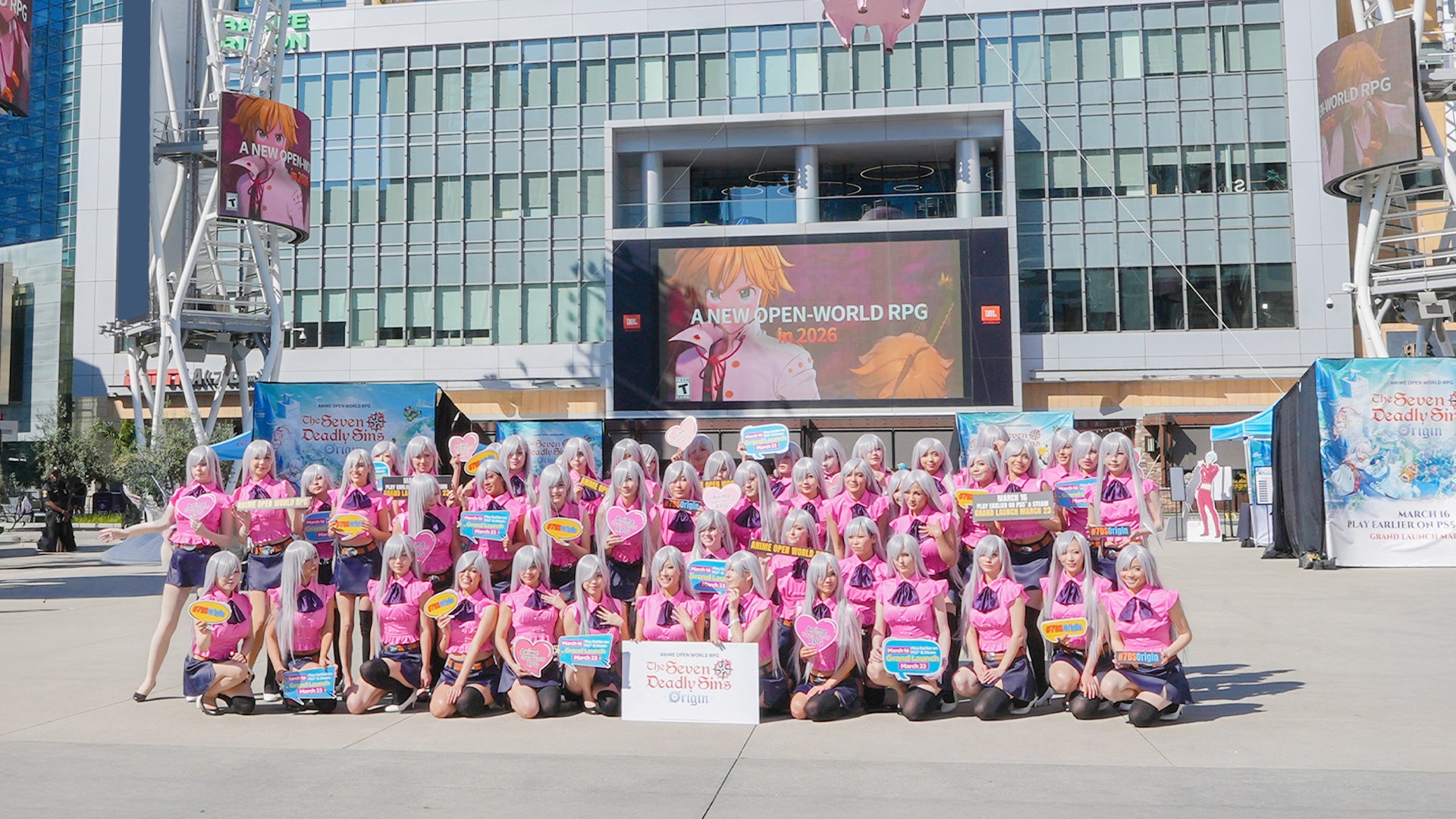 七つの大罪Origin、LAで「エリザベスパレード」開催! 七つの大罪Origin、LAで「エリザベスパレード」開催!