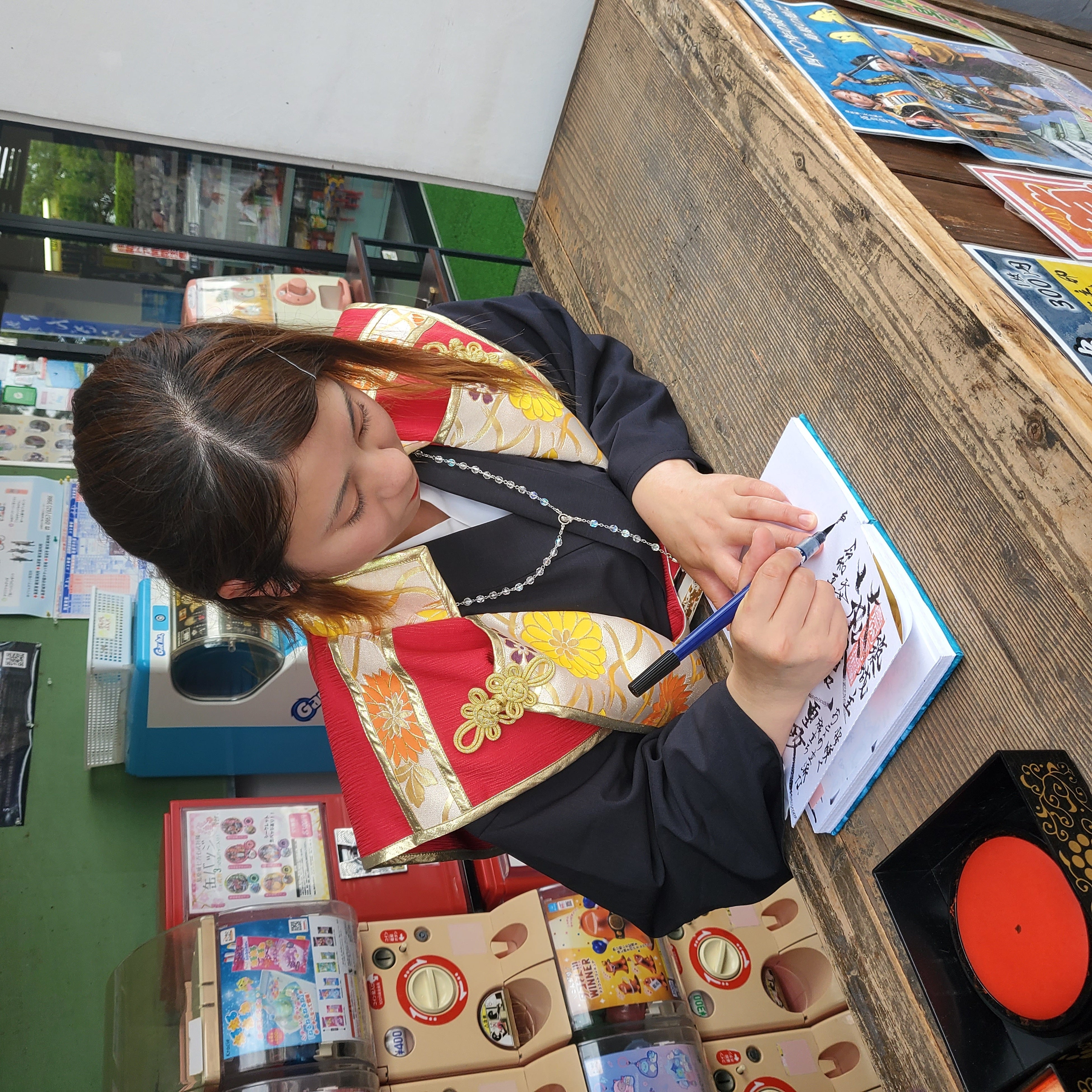 花押（サイン）の対応をする天草四郎