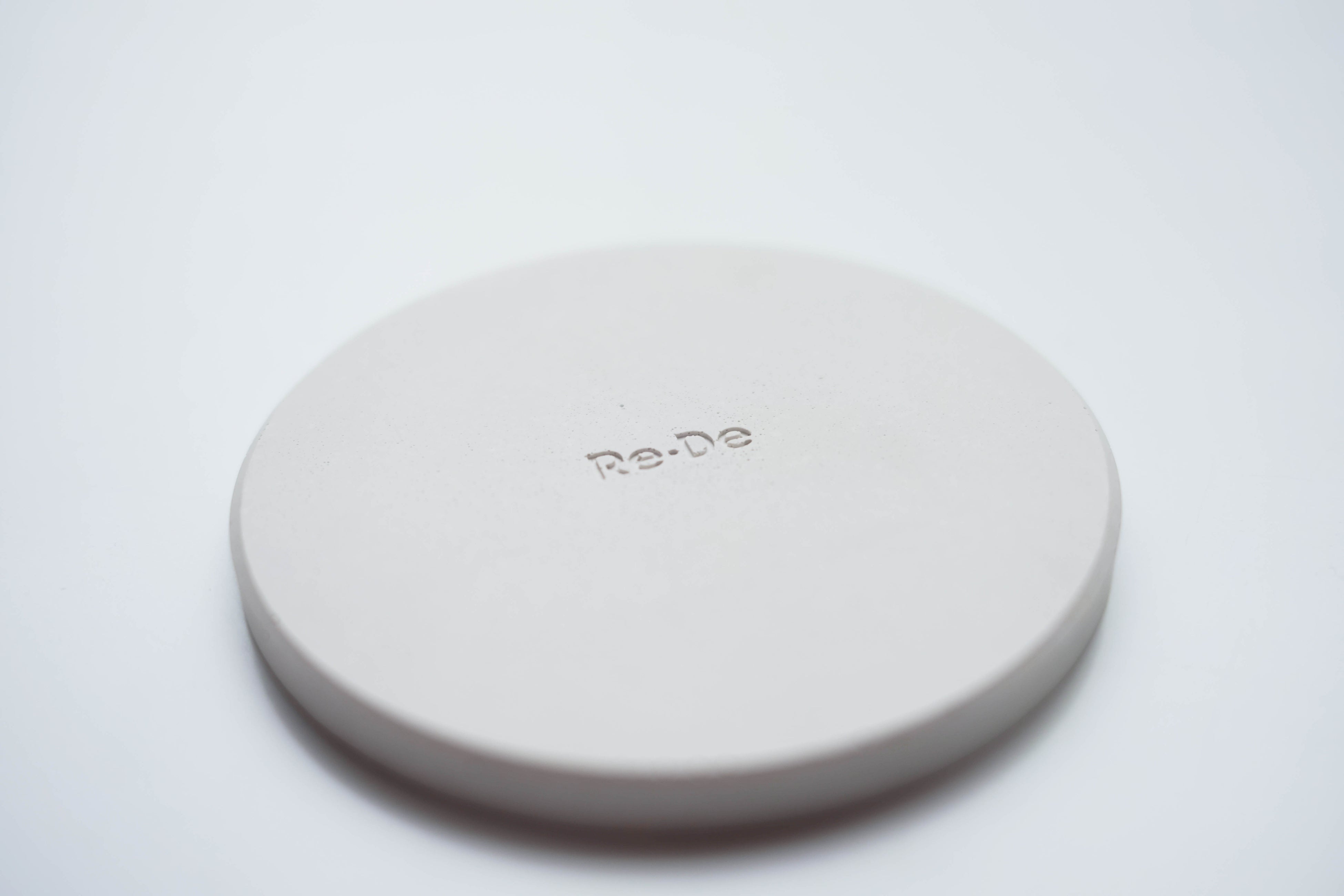 Re・De soil (リデソイル) コースター ラージ サークル2P ホワイト