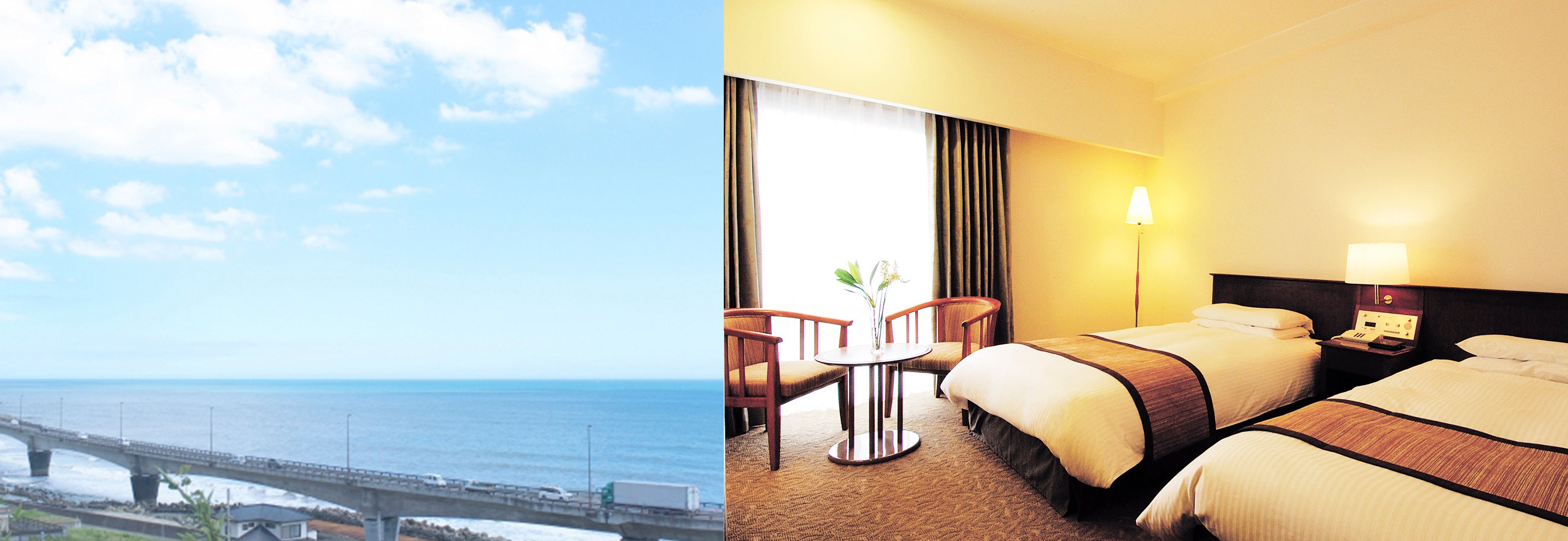 シービュールームからの羨望 ／ 客室