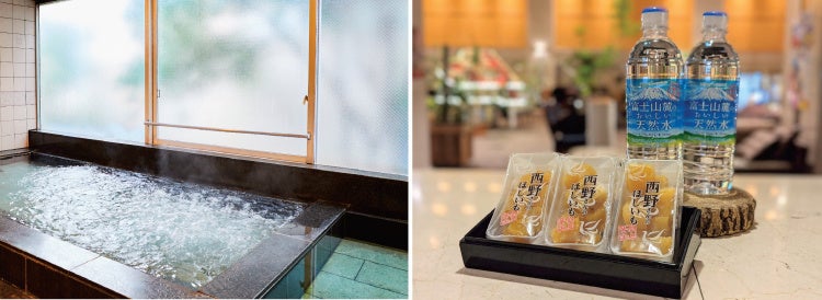 大浴場/ミネラルウォーター&補給食イメージ