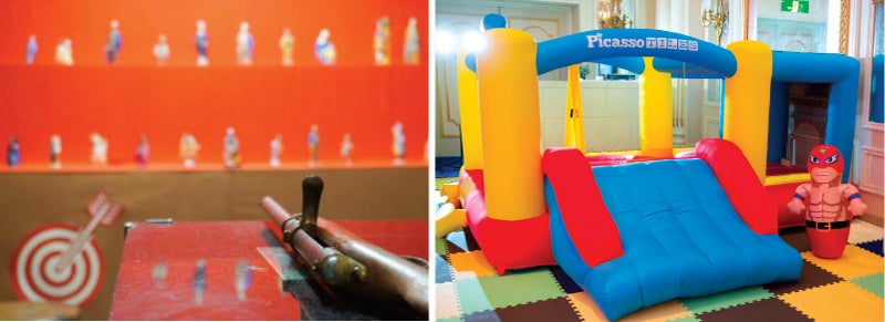 大人も子供も夢中になる大人気の射的