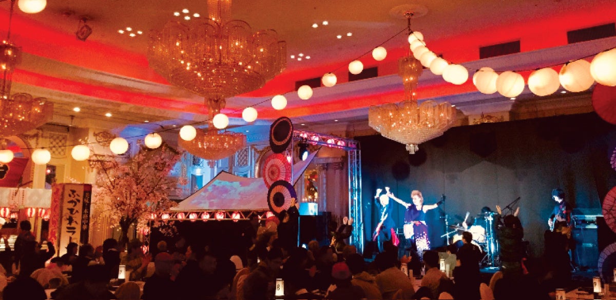 会場を盛上げるエンターテイメント