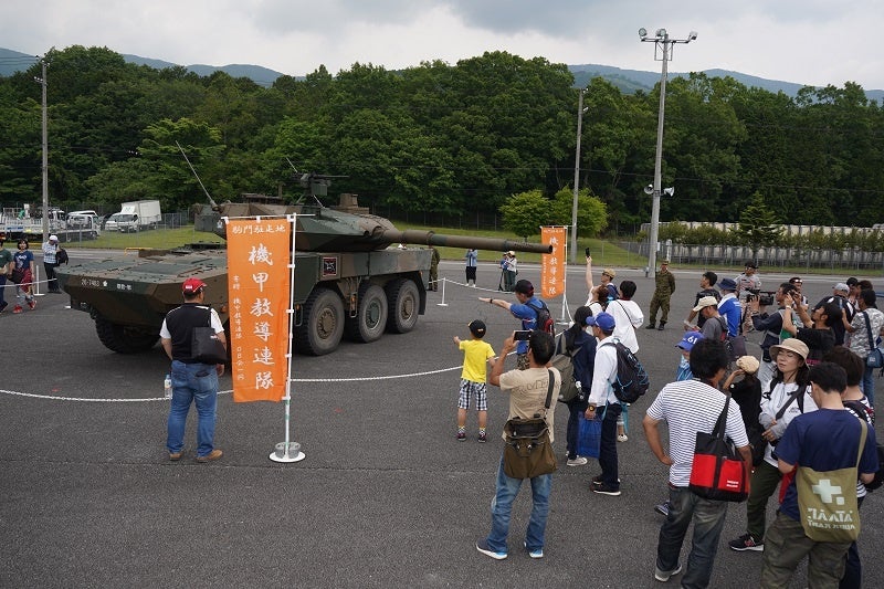 陸上自衛隊装備品展示