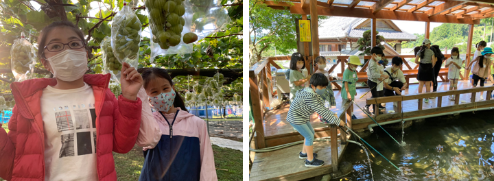 【好評につき定員５名増員！】9/22出発 秋の１dayキャンプ【シャインマスカット狩り＆うどん作り＆マス釣り編】