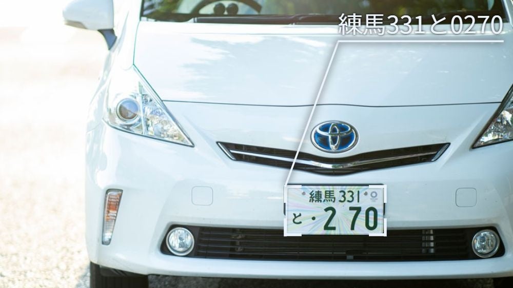 ご当地ナンバーにいち早く対応。図柄入りナンバーのカラー撮影でも認識可能