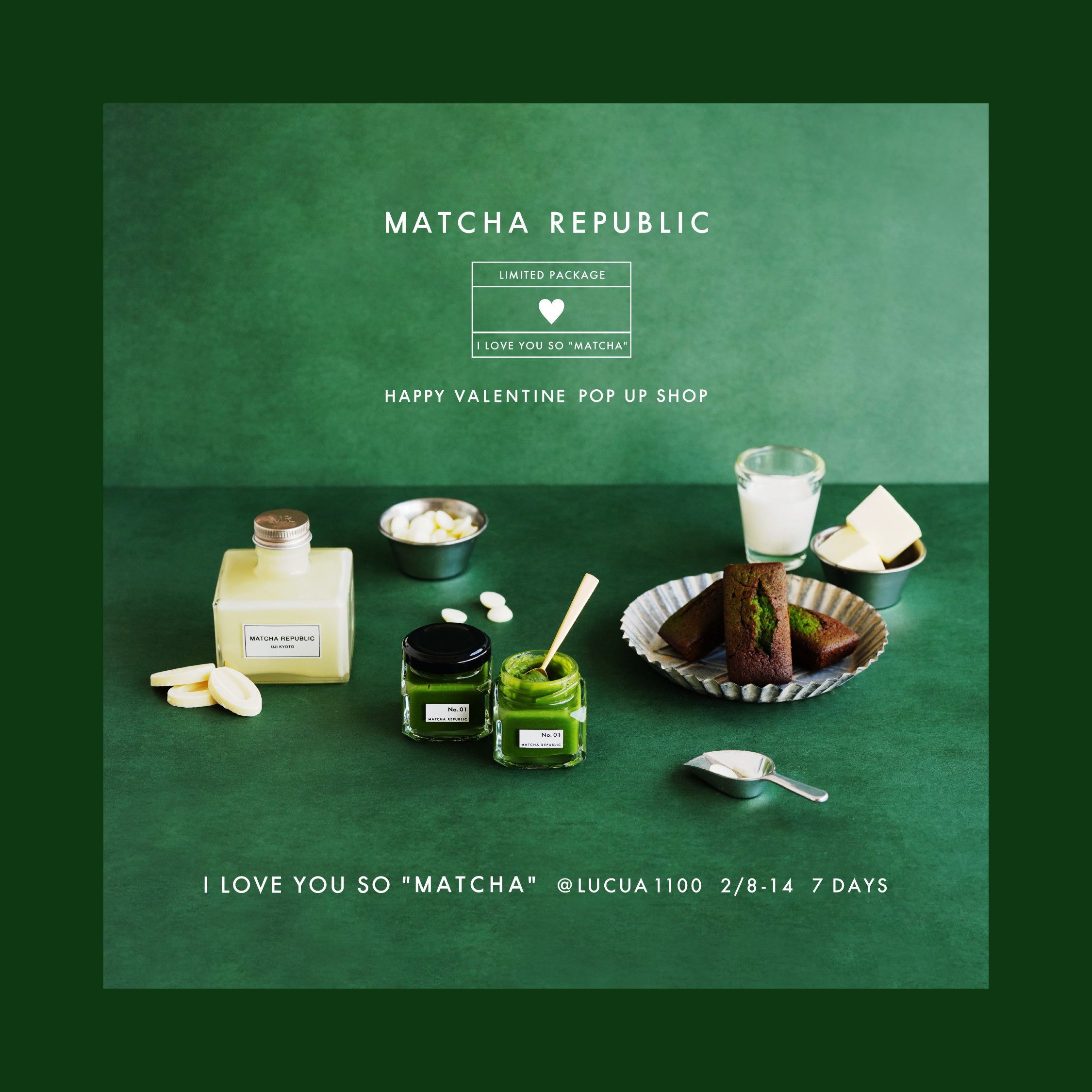 コレクションテーマは【I LOVE YOU SO MATCHA】