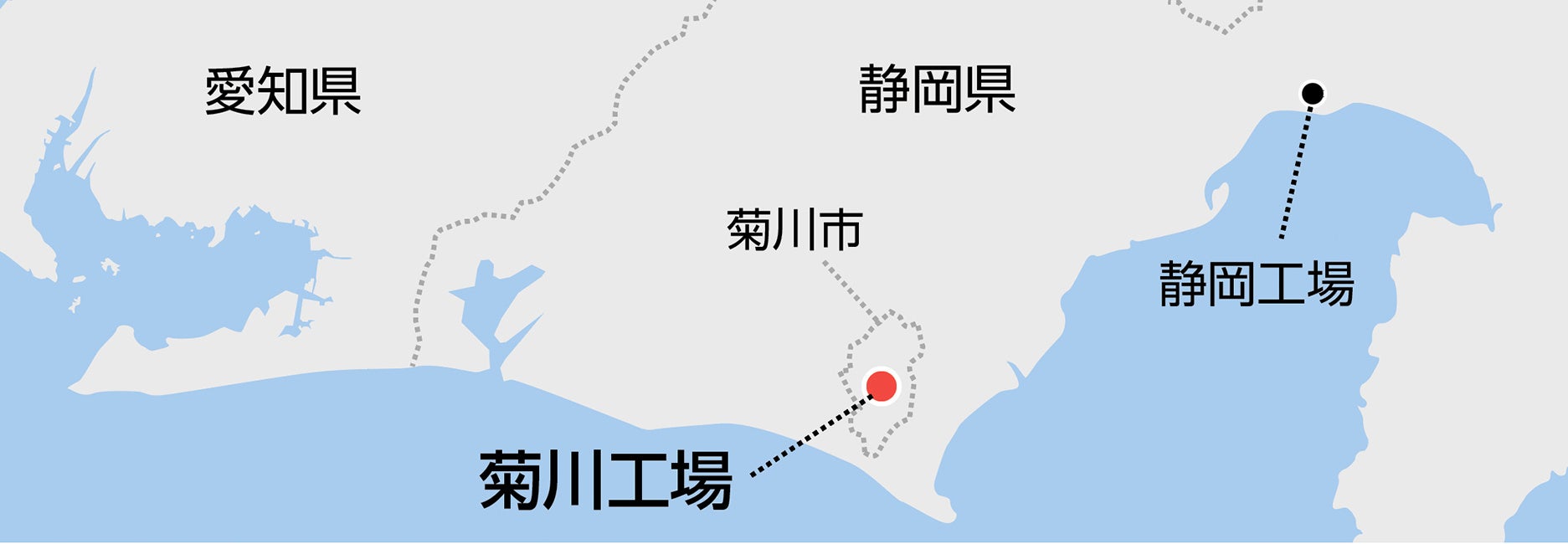 菊川工場所在地
