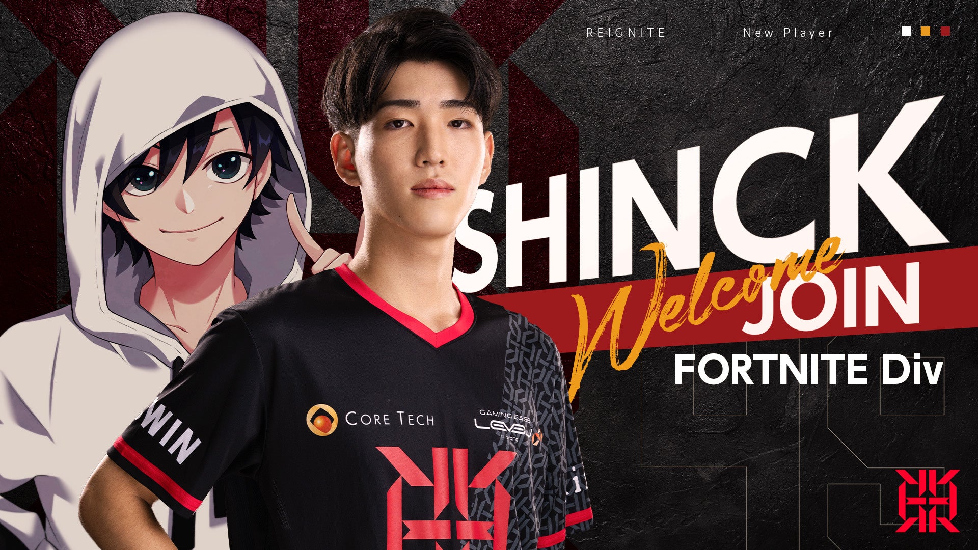 プロeスポーツチーム「REIGNITE」FORTNITE部門に新メンバー加入! プロeスポーツチーム「REIGNITE」FORTNITE部門に新メンバー加入!