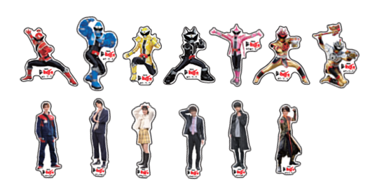 Gロッソオリジナル フレークシール （イメージ） ©テレビ朝日・東映ＡＧ・東映