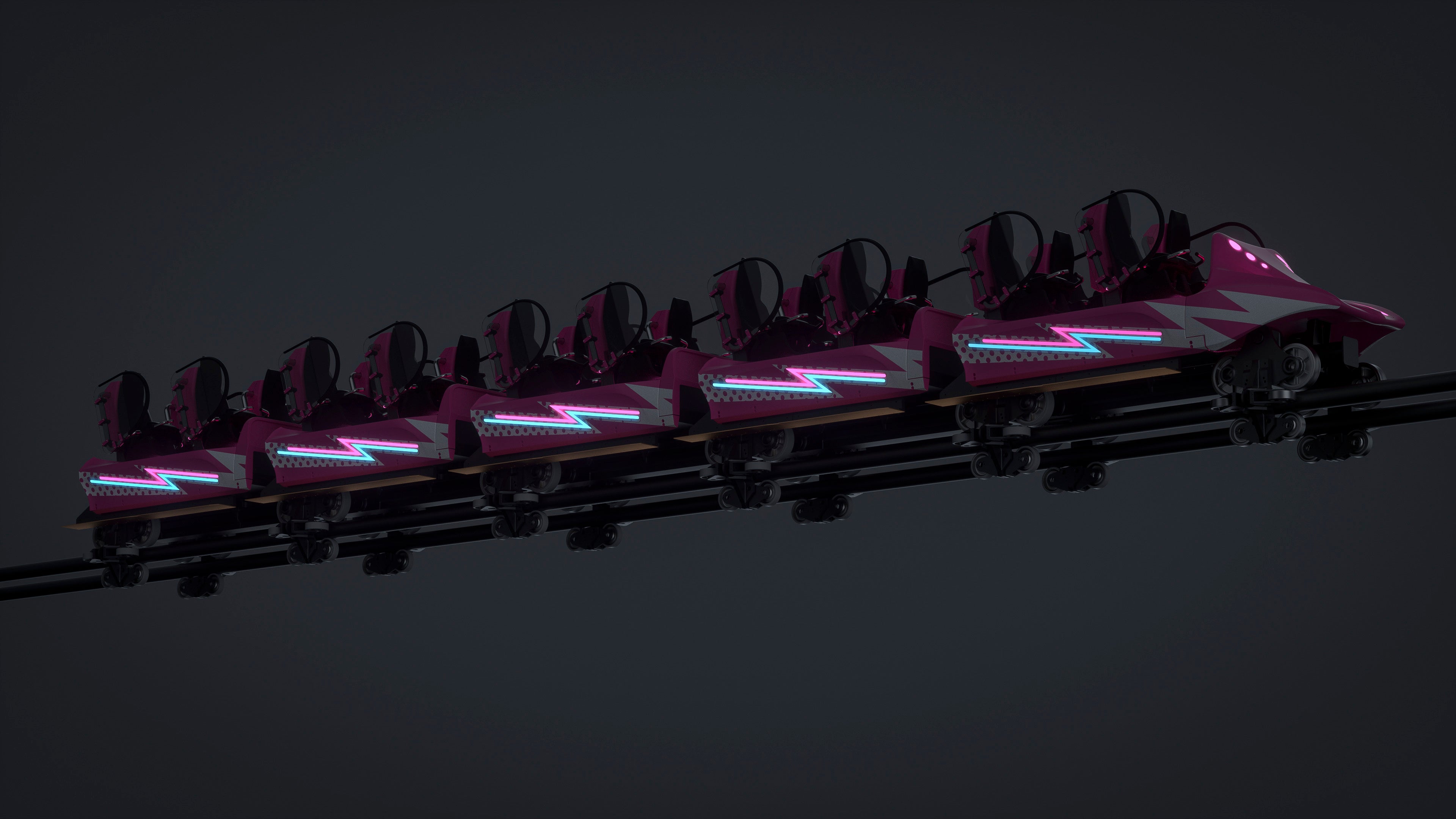 夜間にも輝くデザインで新登場する「サンダードルフィン」（イメージ）