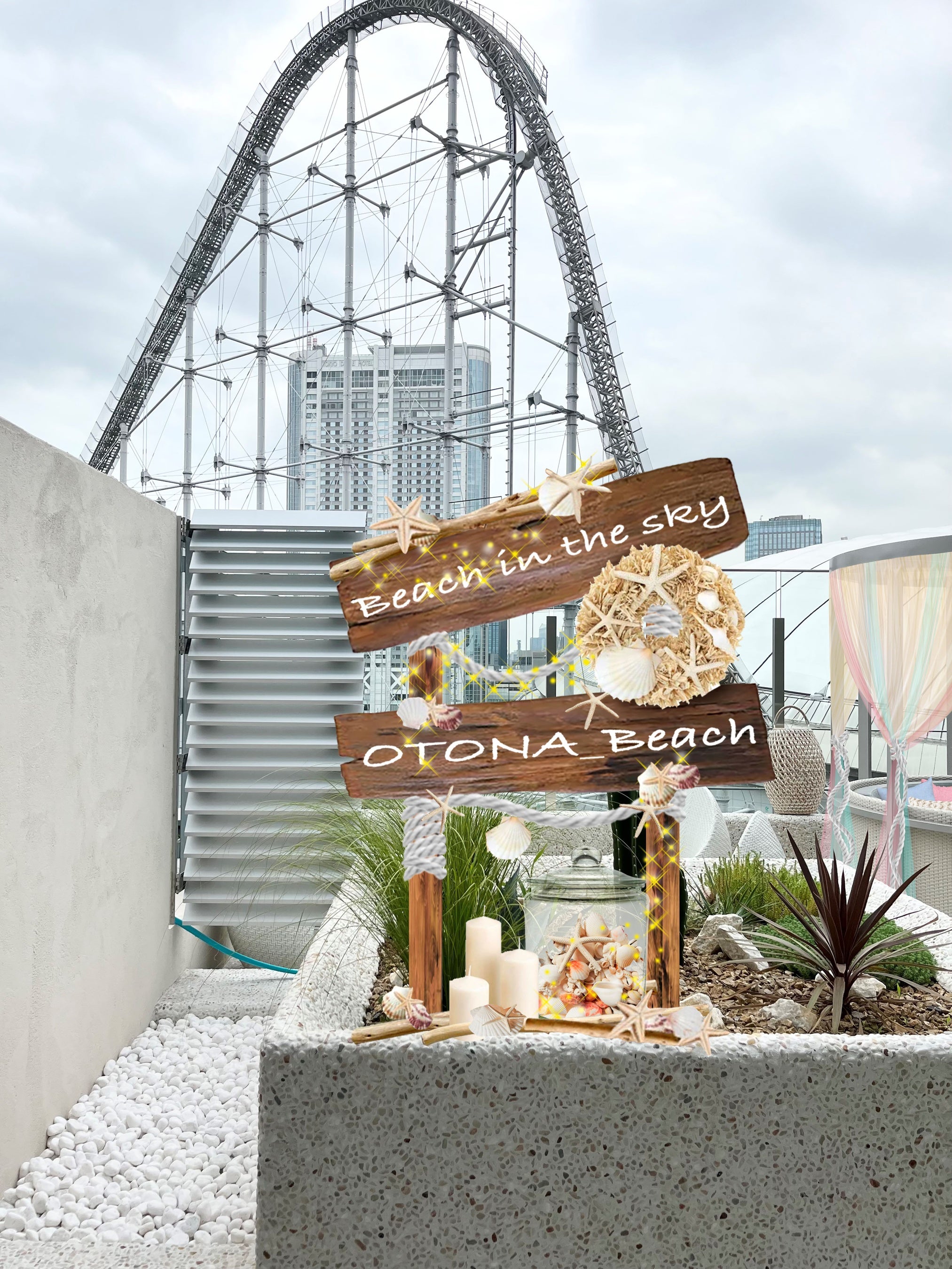 ランデブースクエアを涼やかな装飾で演出（イメージ）