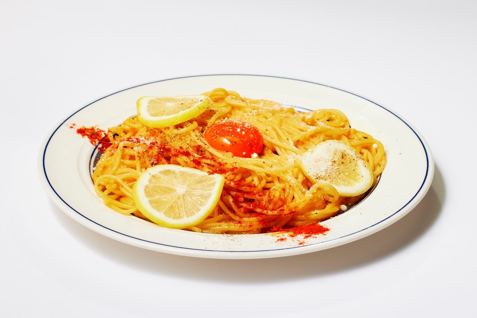 「濃厚卵黄のレモンチリボナーラ」