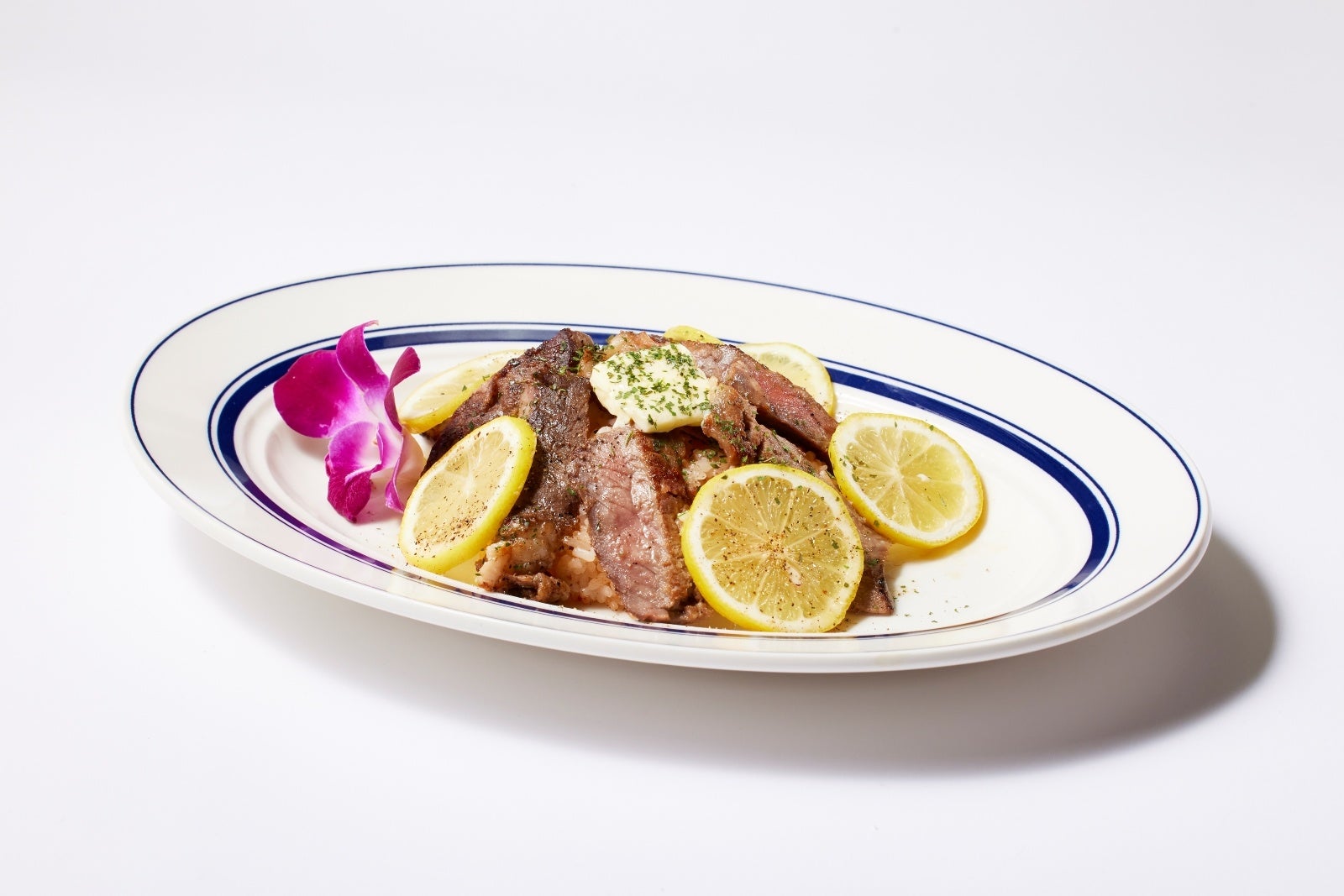 「レモンペッパーステーキライス」