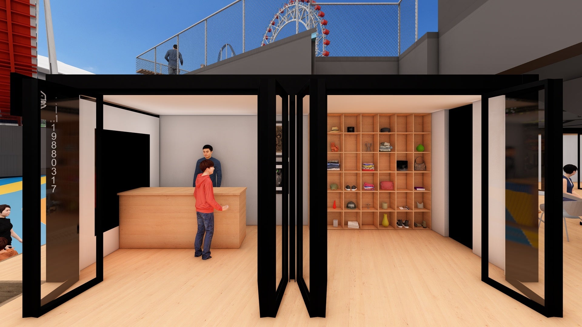 東京ドームシティ アトラクションズ バイキングゾーンが
