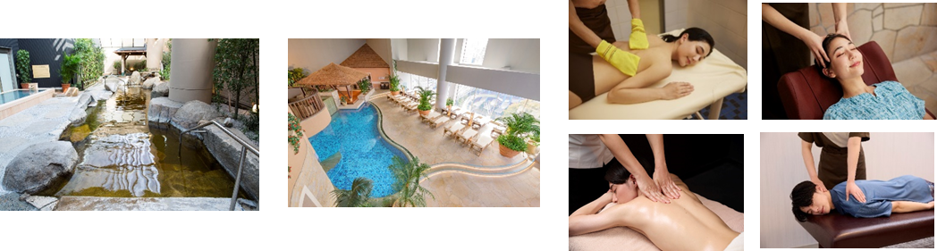 スパ ラクーア、ヒーリング バーデ、エステ&リラクゼーション