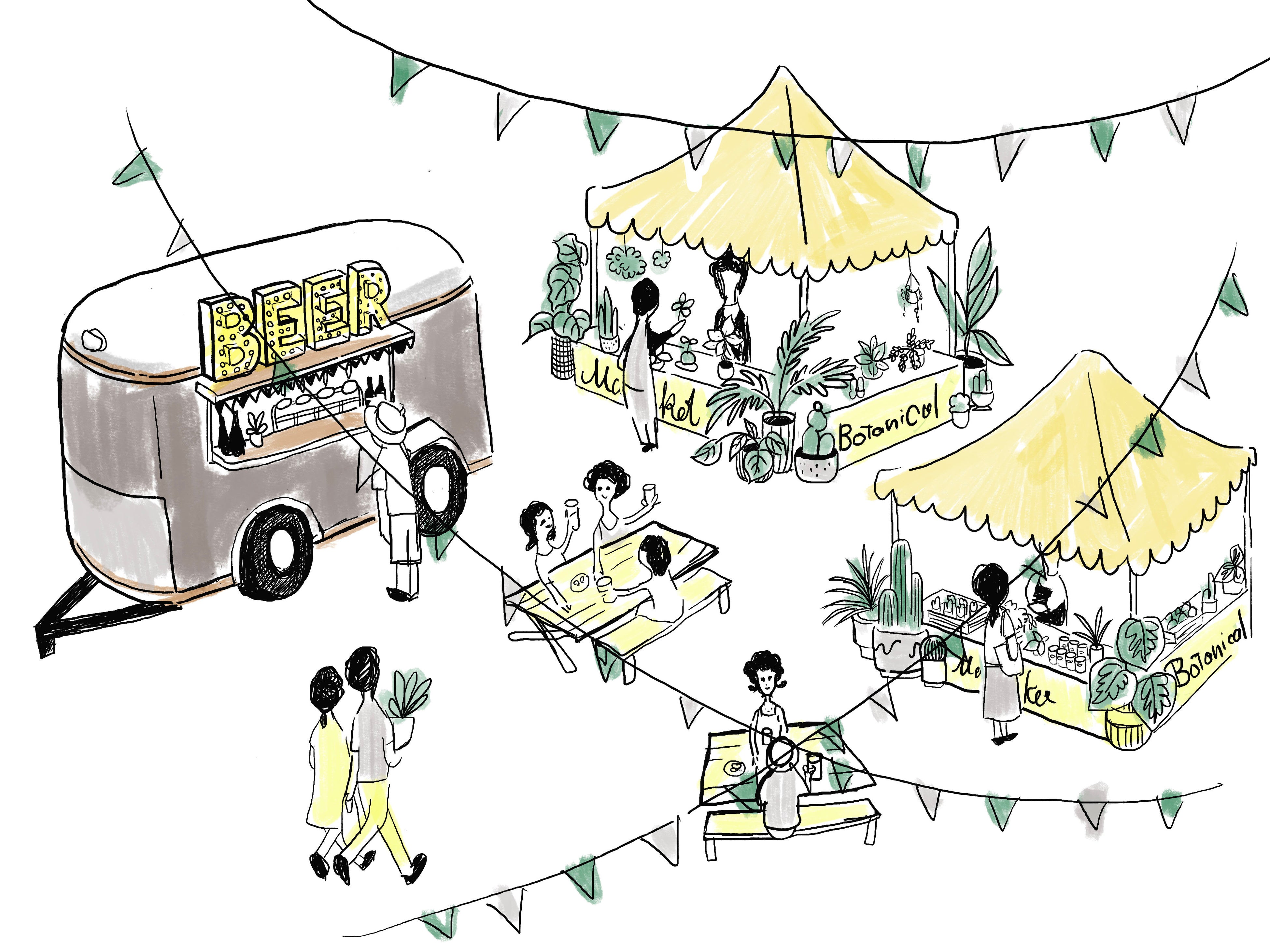 「Botanical マーケット」　イメージ