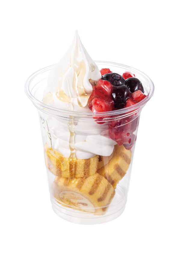 狩りバチからの贈り物 はちみつベリーサンデー　650円