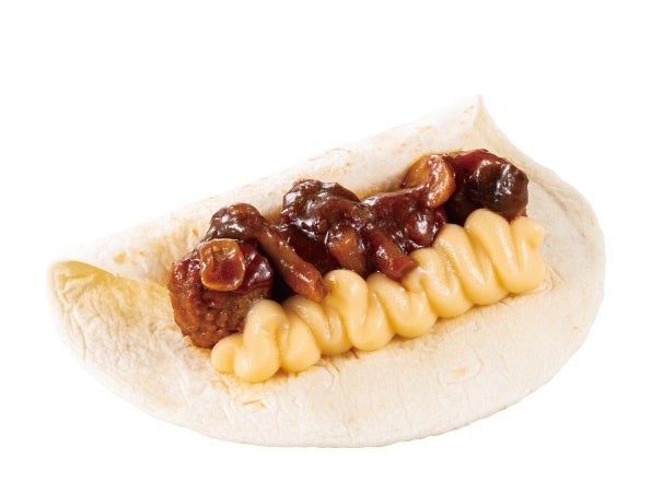 大地の宝物　きのことミートボールの トルティーヤ　650円