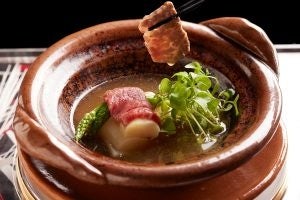 佐賀牛ロースと季節野菜のチャイナしゃぶしゃぶ