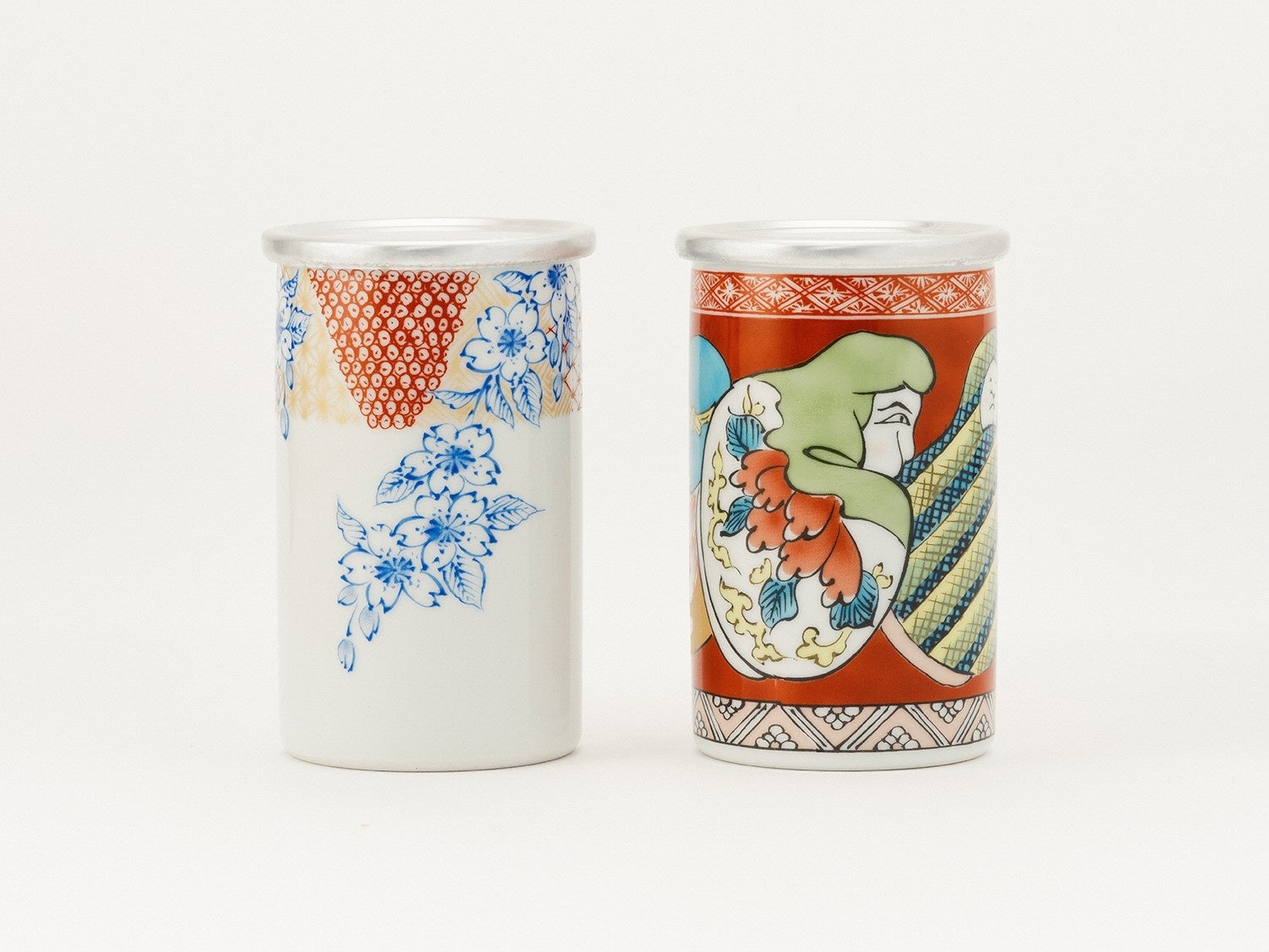 左：桜錦　右：変わりだるま