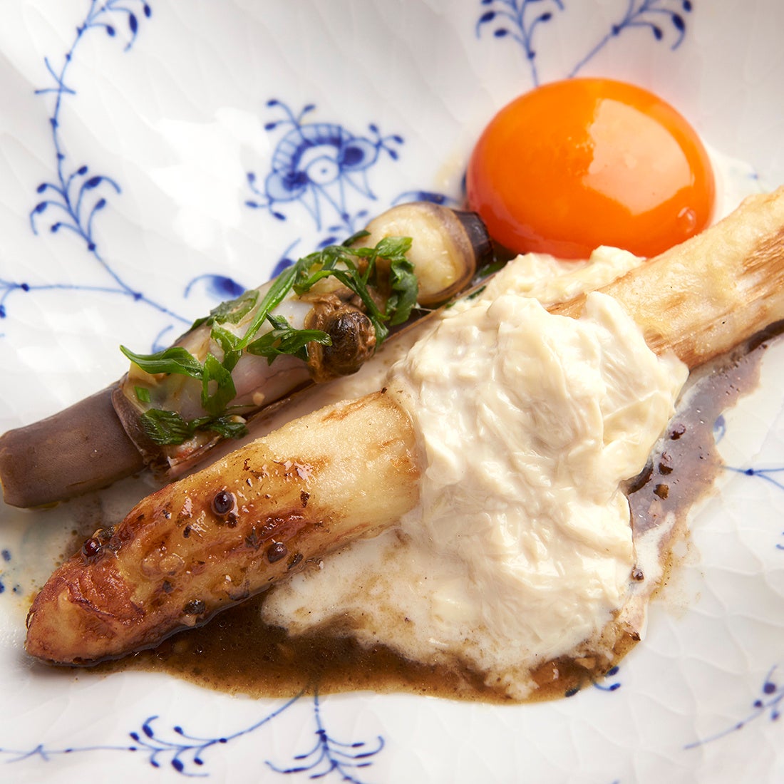 仏産アスパラの香り焼き